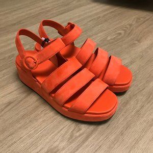 Camper Misia Strap Wedge Sandals Women's size 8
